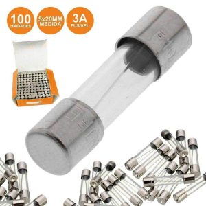 Fusível 5x20 Fusão Rápida 3A (100x) - (FF20-3A)