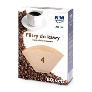 Filtros De Café 80pcs Tamanho 4 - (FILTER-COFFEE-AK14)