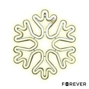 Luz LED Neon Em Forma de Floco De Neve 30X30cm - (FLNE20)