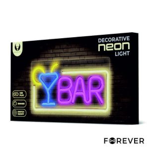 Luz LED Neon Em Forma da Palavra "BAR" - (FPNE01X)