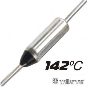 Fusível Térmico 142ºc 250v VELLEMAN - (FT142)