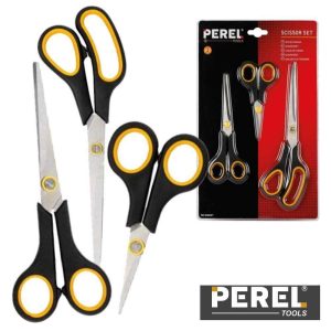 Conjunto 3 Tesouras Multifunções 130/200/250mm Perel - (HS05SET)