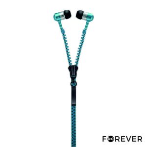 Auscultadores C/ Fios Stereo C/ Fecho Azul FOREVER - (HST-100BL)