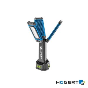 Foco LED c/ 3 Paineis 7000lm 6500K C/ Bateria C/ Tripé IP54 - (HT1E450)