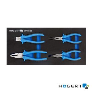 Conjunto de 6 Alicates em Inserção de Espuma HOGERT - (HT7G130)