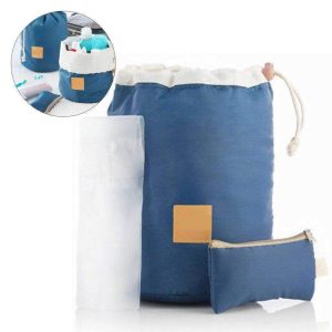 Bolsa De Viagem P/ Cosméticos Em Poliéster Impermeável - (INVG014)