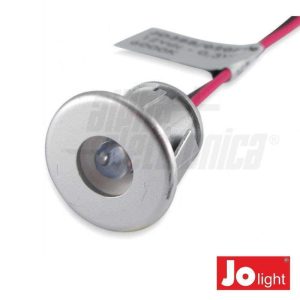 Foco LED 0.3W 12V 18mm Branco Frio P/ Encastrar IP20 Jolig - (JO388/020PW)