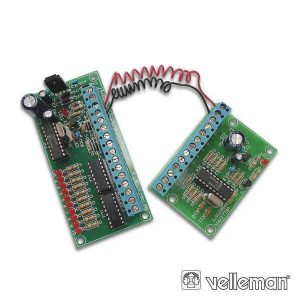 Kit Comando À Distancia C/ 2 Fios E 10 Canais VELLEMAN - (K8023)