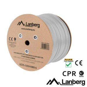 Cabo De Rede S/FTP CAT7 LSZH Puro Cobre Flexível 305m - (LCS7L-11CU-0305-S)