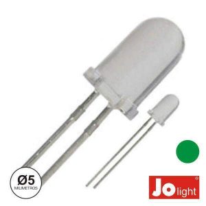 LED 5mm Alto Brilho Verde Jolight - (LL0510G)