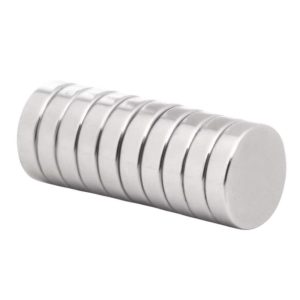 Conjunto 10 Ímanes Redondos Ø12mm - (MAGNET12/10)
