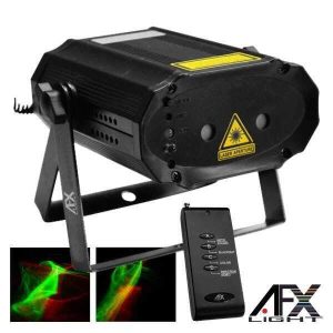 Laser 130mW Vermelho/Verde Firefly Comando Preto AFXLIGHT - (MINIRG-POLAR)