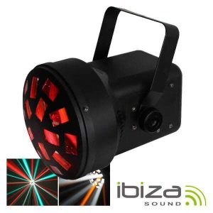 Projetor Luz C/ 6 Leds Rgb 3w Multi-Beam 30w Ibiza - (MUSHROOM-MINI)