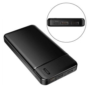 Powerbank 10000mAh C/ Ficha Micro USB / USB-C E 2USB-A - (MXPB-01-10BK)