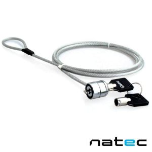 Cabo C/ Cadeado P/ Computador 1.8m NATEC - (NZL-0225)