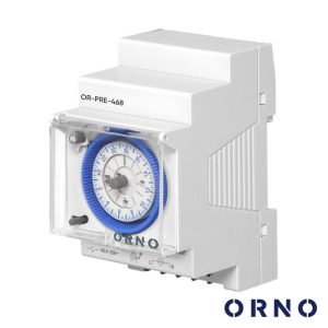 Temporizador Diário Analógico Mecânico 230V 16A ORNO - (OR-PRE-468)