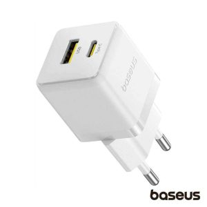 Alimentador Comutado USB-A/USB-C PD 3.0 30W BASEUS - (P1011160A213-00)
