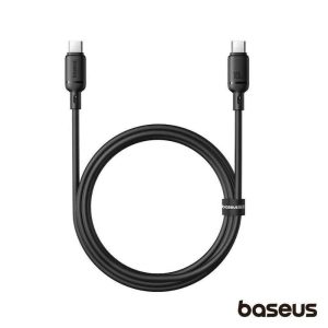 Cabo USB-C Macho P/ USB-C Macho 1m 100W Silky BASEUS - (P10377704113-00)