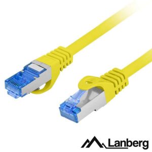 Cabo De Rede S/FTP CAT6A LSZH 5m Amarelo LANBERG - (PCF6A-10CC-0500-Y)