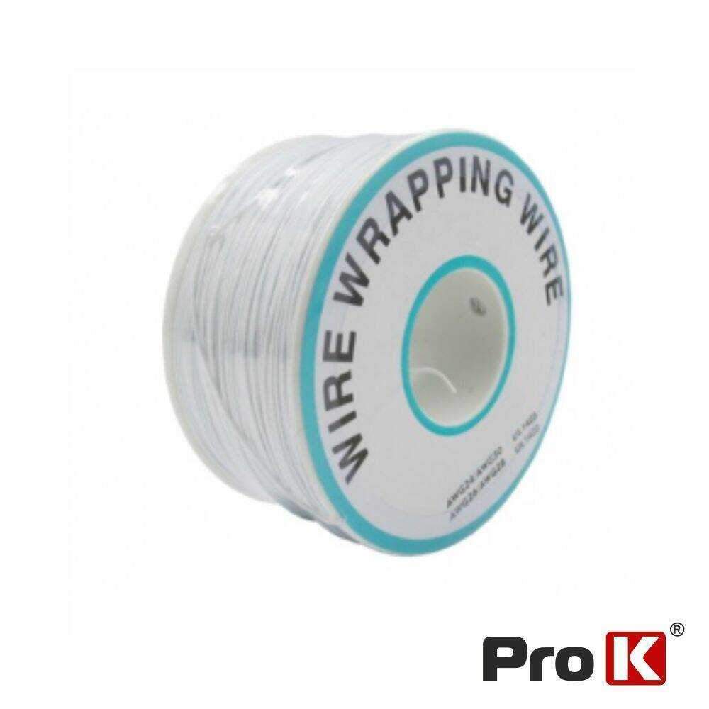 Cabo Multifilar Branco 0.25mm Rolo 250m PROK - (PKCM0.25/250W)