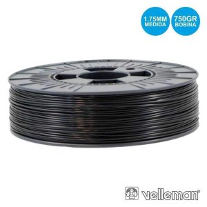Rolo De Filamento P/ Impressão 3d 1.75mm 750g Preto - (PLA175B07)
