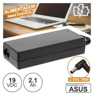 Alimentador P/ Asus 19V 2.1A 40W 2.5x0.7mm - (PSUP-NBT-AS02)