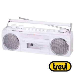 Rádio Cassete MW/FM/SW MP3 Bluetooth Branco TREVI - (RR501BT-01)