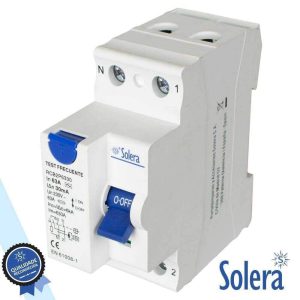 Interruptor Diferencial 2p 63a 6ka 240/415v SOLERA - (SLR-RCB2P6330)