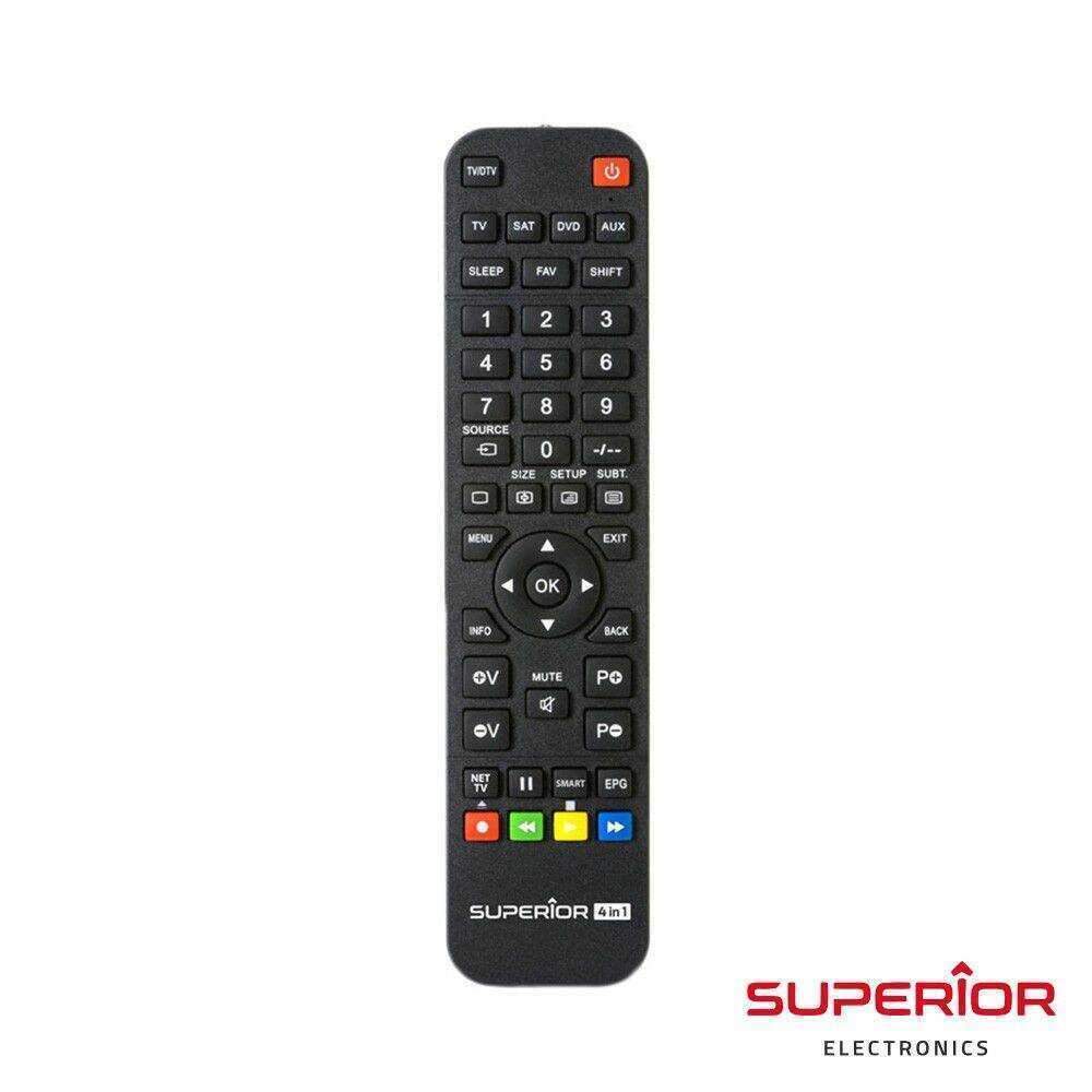 Comando TV Programável 4:1 Superior - (SUP4:1RC)