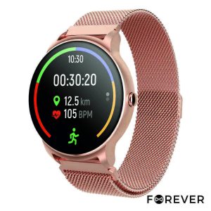 SmartWatch P/ Android iOS Rose Gold FOREVER - (SW-330RG)