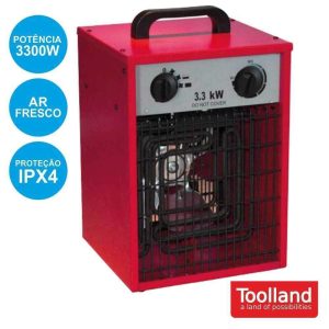 Aquecedor Termoventilador Industrial 3300W Ipx4 TOOLLAND - (TC78070)