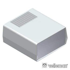 Caixa Abs E Alumínio 198x178x90mm Cinzento - (TKAUS23G)