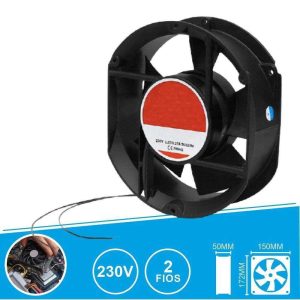 Ventilador 230V 172x150x50mm 2 Fios - (VEN034)