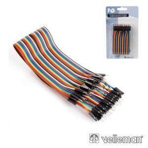 Kit Cabos de ligação Jumper Macho Macho Em Cabo Plano 40pins - (VMA413)