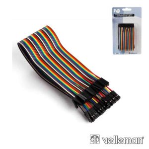 Kit Cabos de ligação Jumper Fêmea Fêmea Em Cabo Plano 40pins - (VMA415)