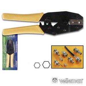 Alicate De Cravar Fichas Bnc Rg58 -  Rg59 VELLEMAN - (VTBNC)