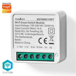 Interruptor de Encastrar Inteligente WiFi TUYA - (WIFIWMS10WT)