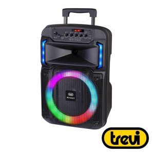 Coluna Amplificada 8" USB/BT/SD/AUX/FM RGB TWS TREVI - (XF370KB)