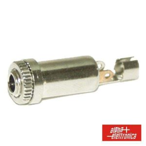 Ficha Jack Fêmea 3.5mm Metálica St P/ Painel - (12-4)