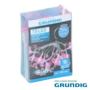 Luzes Decorativas Em Forma Flamingo C/ 10 LED GRUNDIG - (13150-PK)