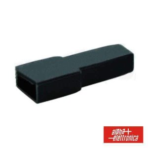 Cobertura P/ Terminais Faston 6.35mm Preto - (22-1)