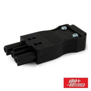 Ficha Alimentaçâo AC 2p + Terra Fêmea 16A 500V - (23-31-18N)