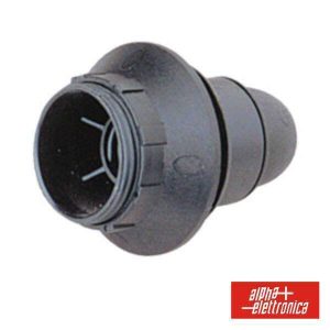 Casquilho P/ Lâmpada E14 Preto - (23-9-136N)