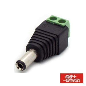 Ficha Alimentação DC Fêmea 5.5x2.5mm Ligação Parafuso - (28-06)