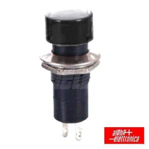 Interruptor Pressão Redondo On-Off Preto - (330-026)