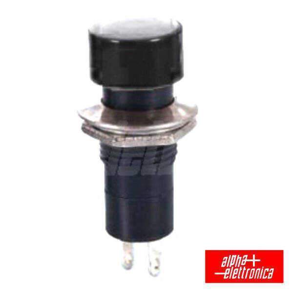 Interruptor Pressão Redondo On-Off Preto - (330-026)