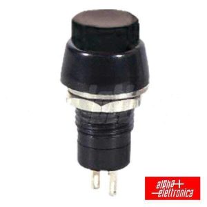 Interruptor Pressão Redondo On-Off Preto - (330-034)