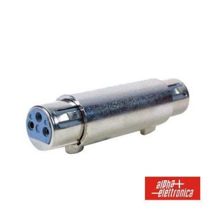 Ficha Adaptadora XLR 3p Fêmea / XLR 3p Fêmea - (40-94)