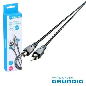 Cabo 1-Rca Macho / 1-Rca Macho 2m GRUNDIG - (47220)