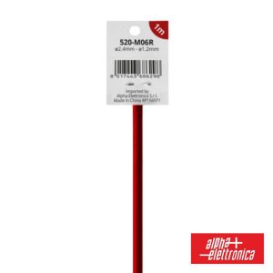 Tubo Manga Termoretrátil 2:1 Ø2.4mm 1M - (520-M06R)